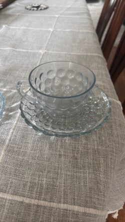 Blue bubble, service for 8