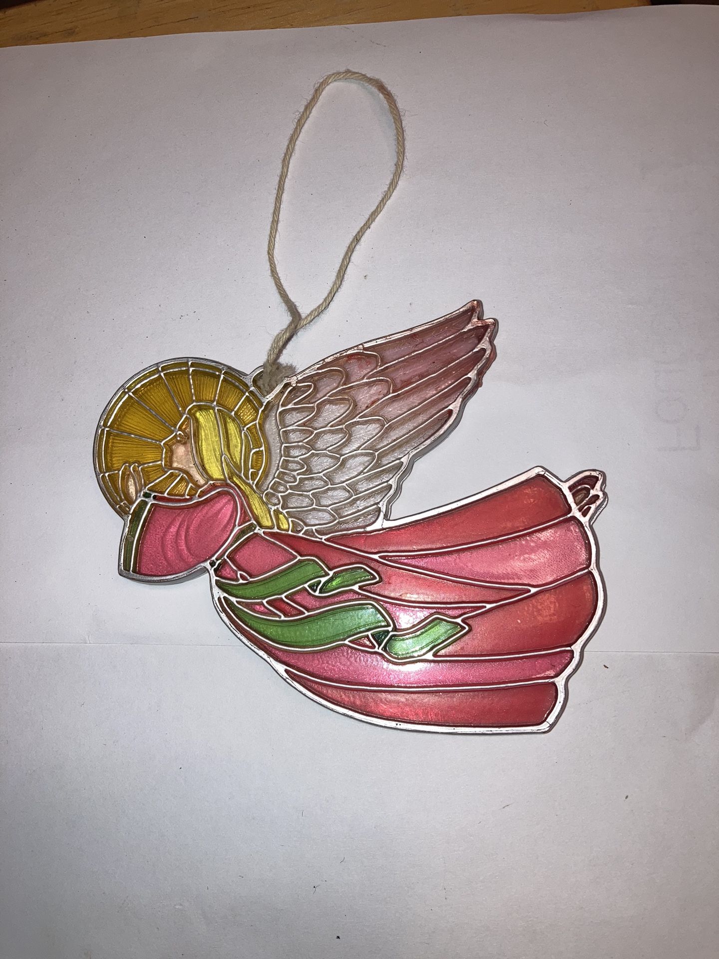 Hallmark Angel Sun Catcher Ornament Vintage