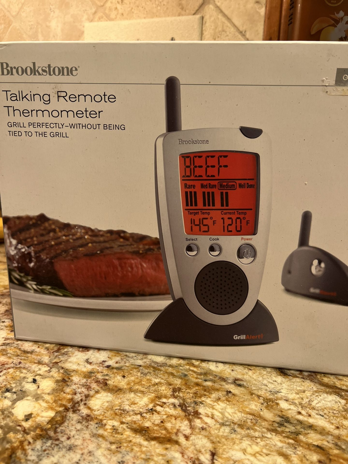 Brookstone Wireless Meat thermometer