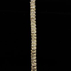 10k Gold Tennis Bracelet