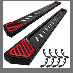 Estribos OEDRO De 6.5" Compatibles Con Chevy Silverado/GMC Sierra 1500 Crew Cab 2019-2025; Silverado/Sierra 2500HD 3500HD 2020-2025, Estribos Laterale