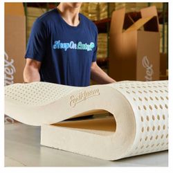Organic latex mattress topper 2‘ firm full size