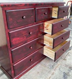 9 drawer cherry pinewood