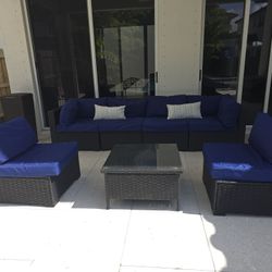 Outdoor Sectional and Table