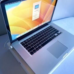 Apple Macbook Pro 15”  i7 Laptop -2.4GHz 4GB RAM 500GB HD