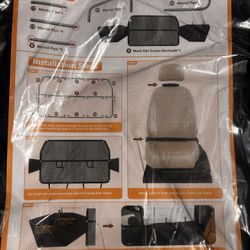 Dog Car Barrier With See Through Mesh 