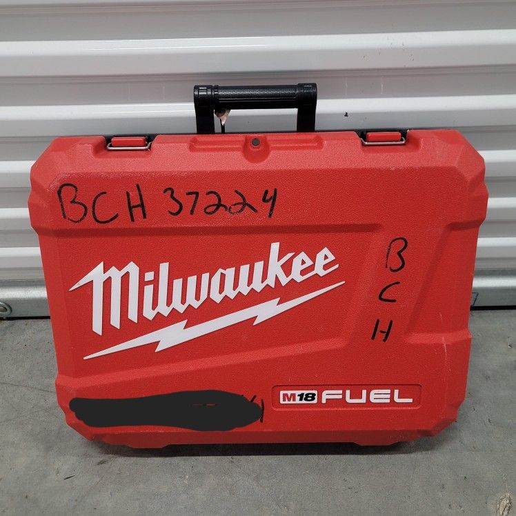 Milwaukee CASE ONLY M18 Fuel Sawzall 2821-22 Hard Case With Manuals!