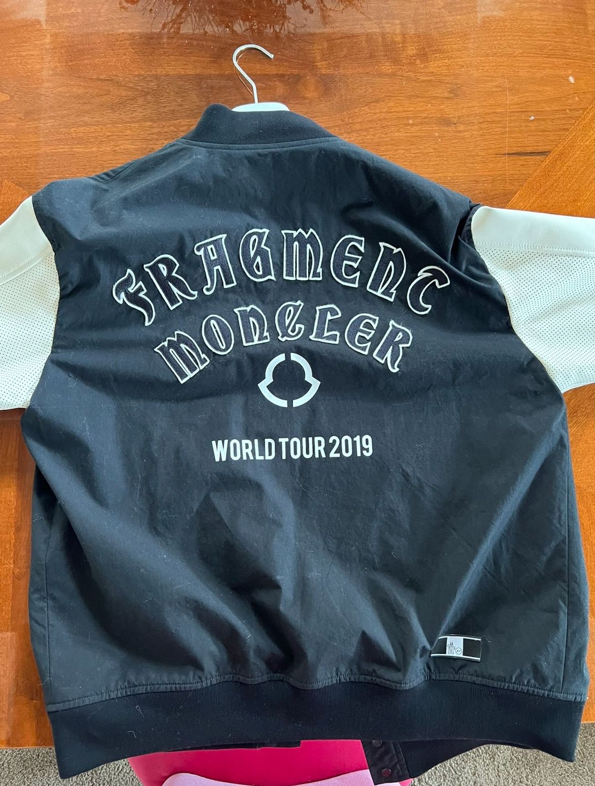 Moncler x Fragment Varsity Leather Sleeve Jacket size 3 (M/L)