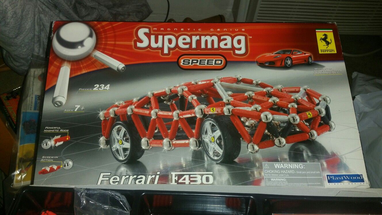 Ferrari Supermag Toy set Import NOT SOLD IN U.S.