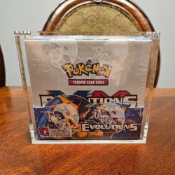 Pokemon XY Evolutions Sealed Booster Box with Acrylic Case