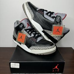 Air Jordan 3 Black Cement Size 11 (2011 Pair)