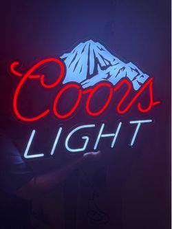 Coors Light LED Neon Bar Sign – $100 OBO