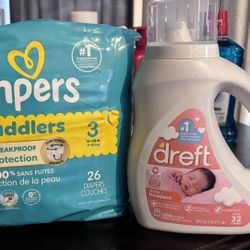Pampers And Dreft $18 Set Of 2