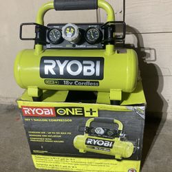 Ryobi 18v One+  1 Gal Air Compressor 