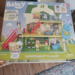 Bluey Supermarket Playset