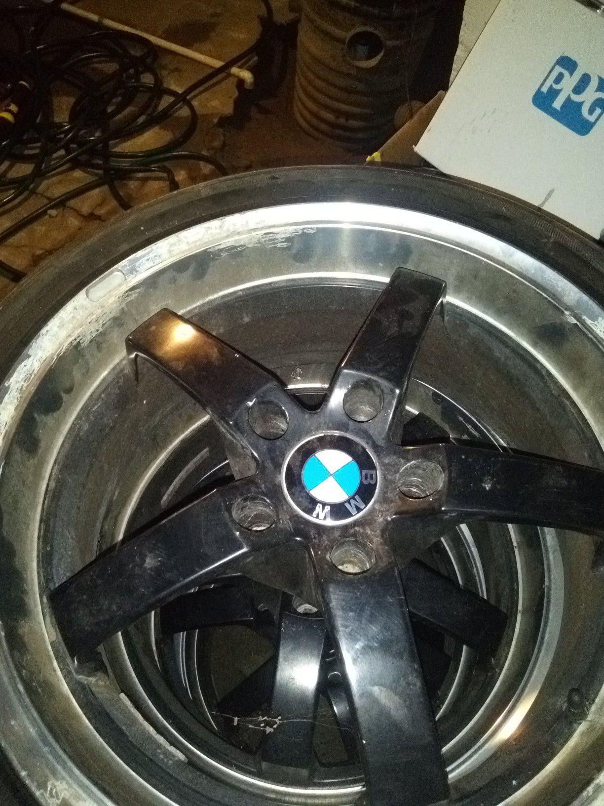 18"BMW rims and tires