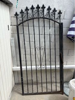 Iron Pedestrian Gate approx 35”x70” (heavy)