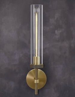 2 New brass scone (wall lamp)
