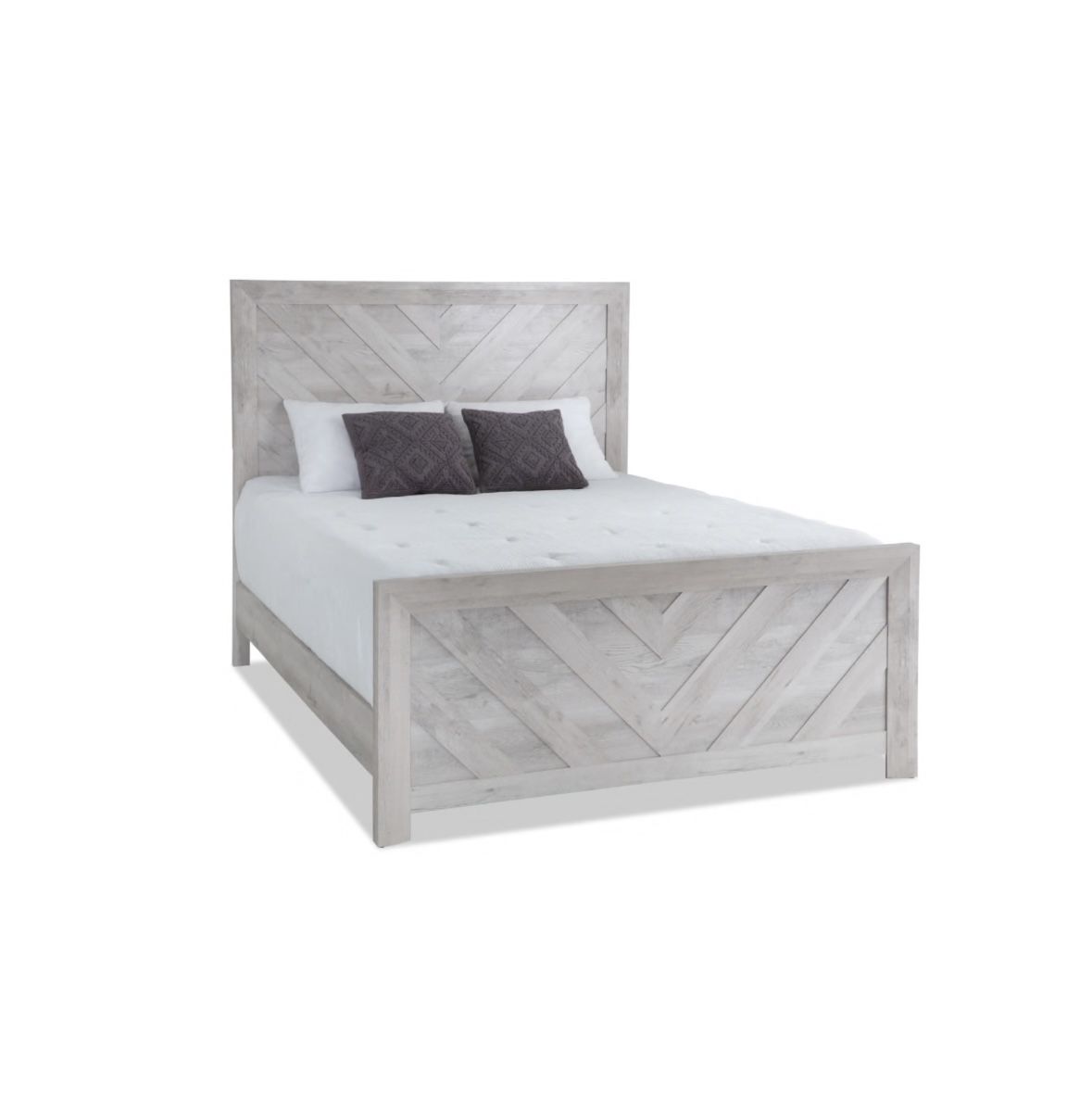 Grey Queen Bed