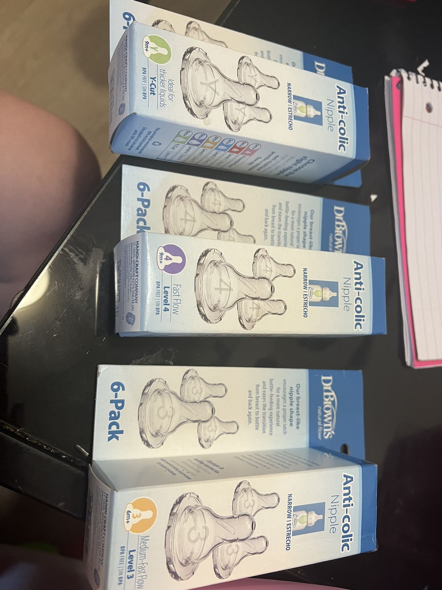 Dr Brown Nipple 6 Pack 