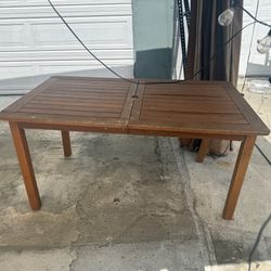 Brown Wood Table 