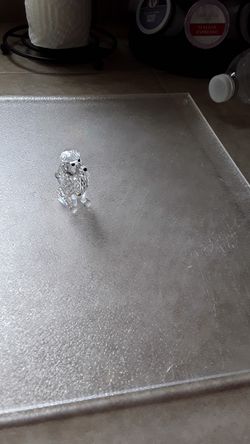 Swarovski Crystal Poodle