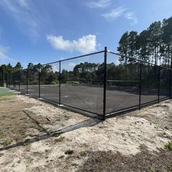 básquet court fence