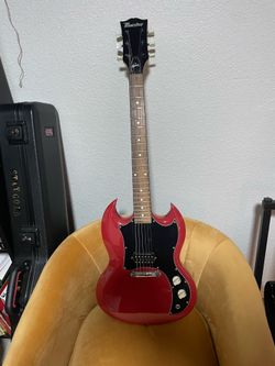Maestro by Gibson, SG jr electric guitar UPGRADED obo