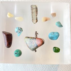Healing gem stone jewelry collection