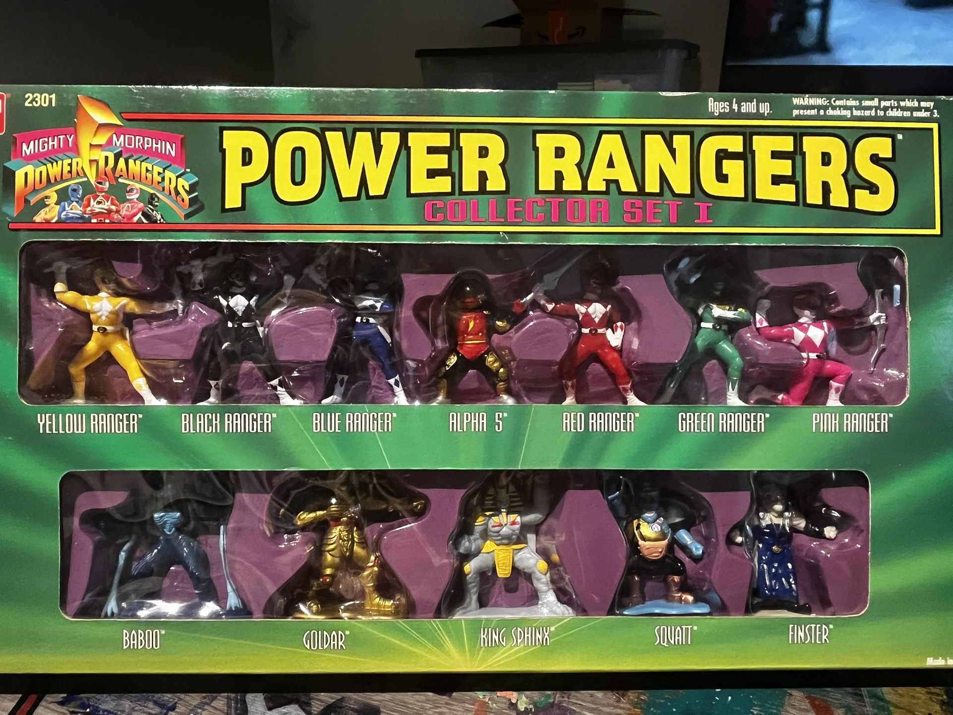 VINTAGE 1994 Bandai Mighty Morphin Power Rangers Collection Set 1 Unopened Box