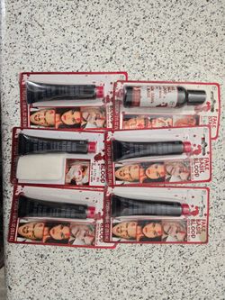 Fake blood 6 tubes pick up only
