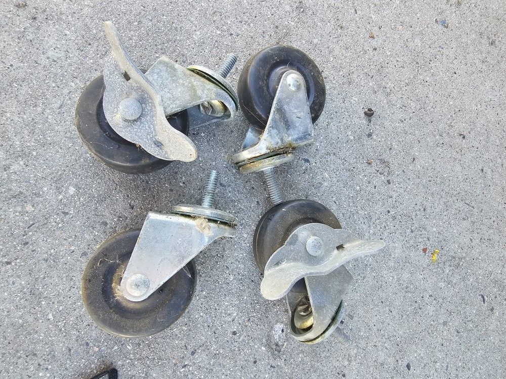 Set Of 4 Wheels For Cart