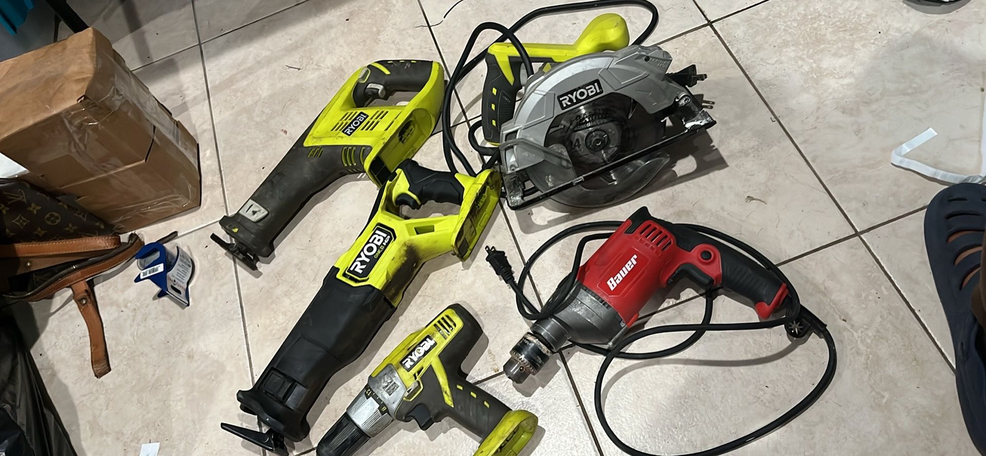 Ryobi Drills And Saws