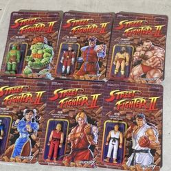 Street Fighter Action Figures - Set Of 6 