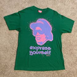🔥 EAZY-E “EXPRESS YOURSELF” RUTHLESS RECORDS N.W.A. T-SHIRT Men's Large 🔥