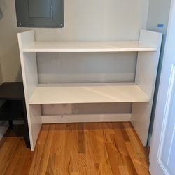 White MDF Storage Shelves
