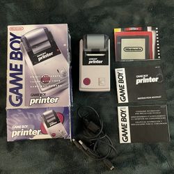Gameboy Printer Complete In Box