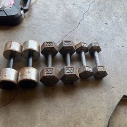 Dumbell Set, And Bars 