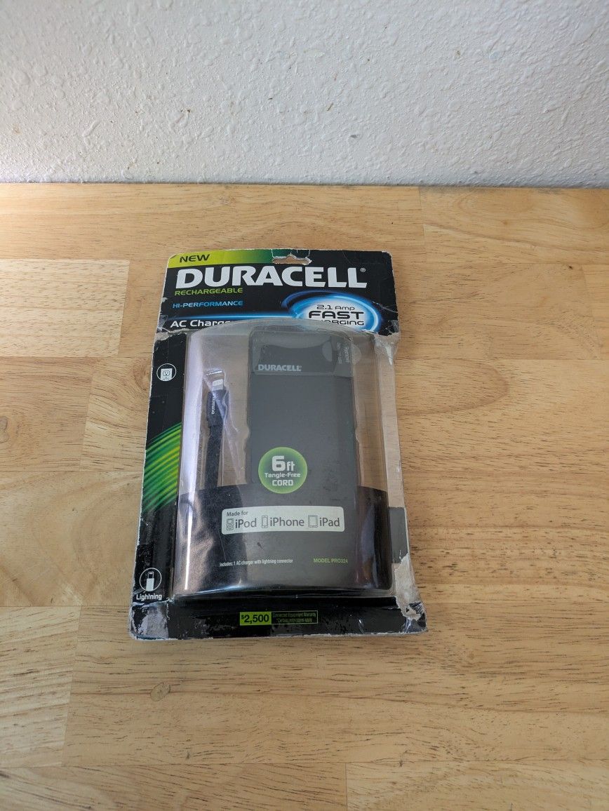 Duracell. AC Wall Charger Model: Pro324