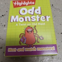 Highlights Odd Monster A Twist On Old Maid Matching Card Board Game