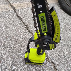 21v hand held chain saw