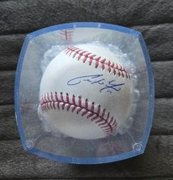 Milwaukee Brewers Christian Yelich Signed Baseball