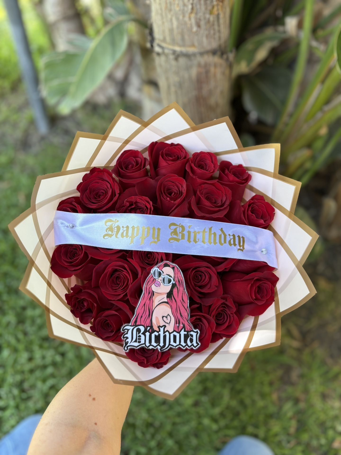 25 Roses Ramo Buchon