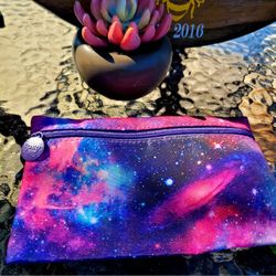 Ipsy Galaxy Print Women's Makeup Bag