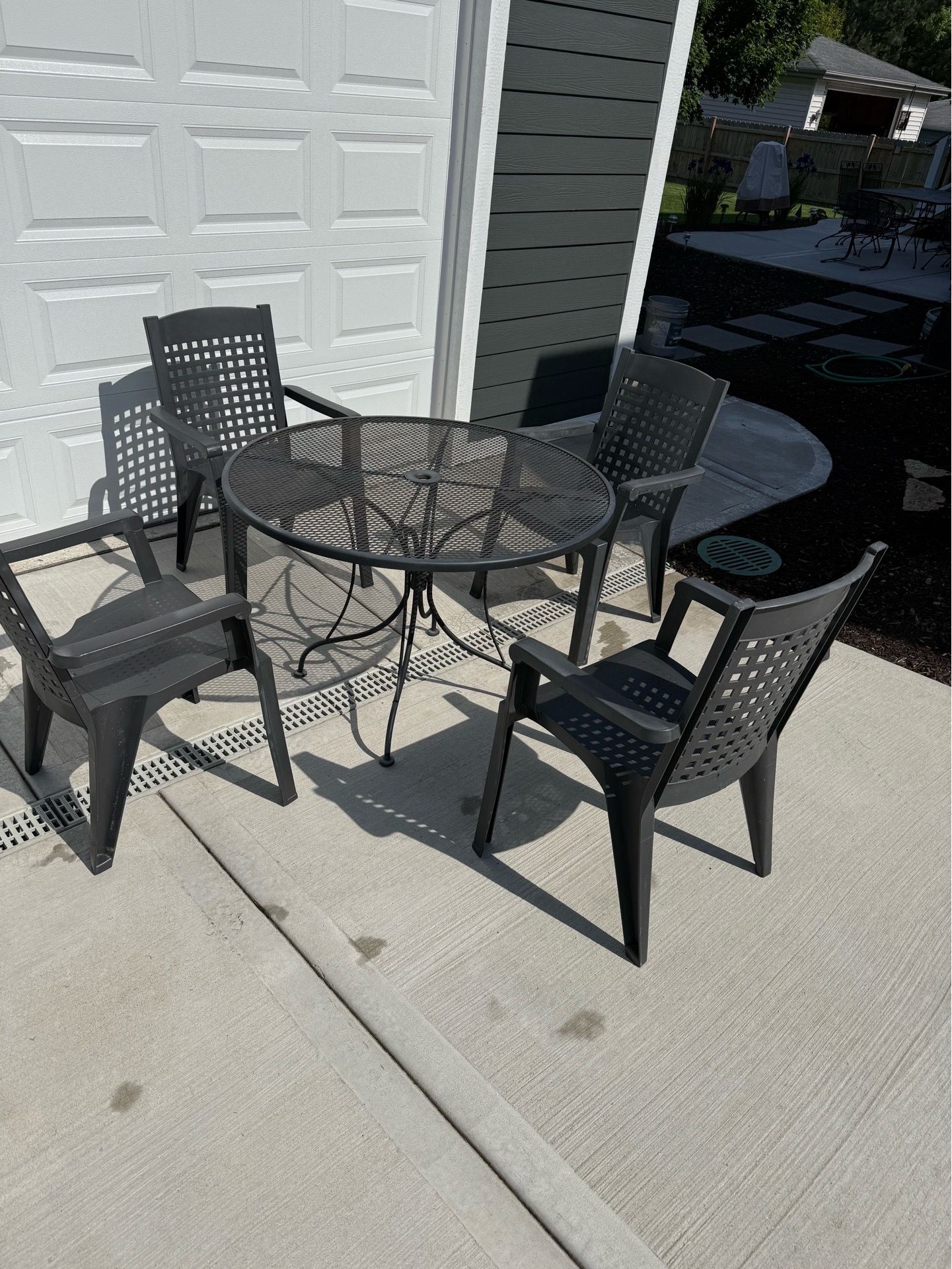 Table and chairs