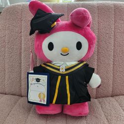 My melody graduation plushie 35cm