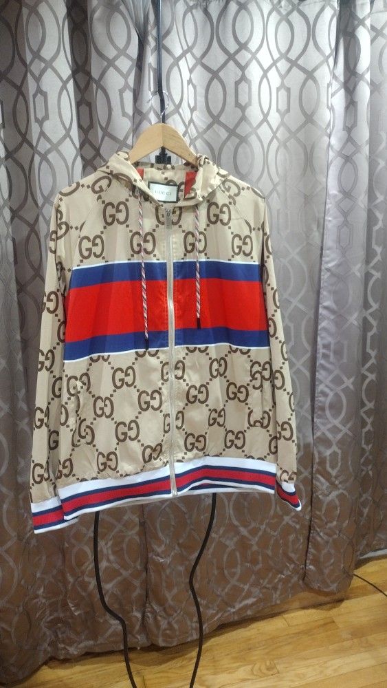 GUCCI MEN TRACK JACKET SIZE L