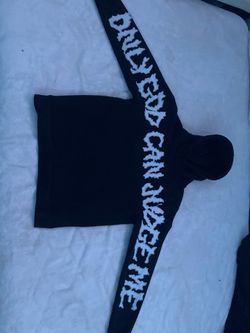 Only god can judge me spark hoodie used/new  size large trying to get rid of asap Lmkk 65$ obo 50$
