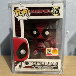 Funko Pop Marvel Deadpool Cheerleader Comic Con 