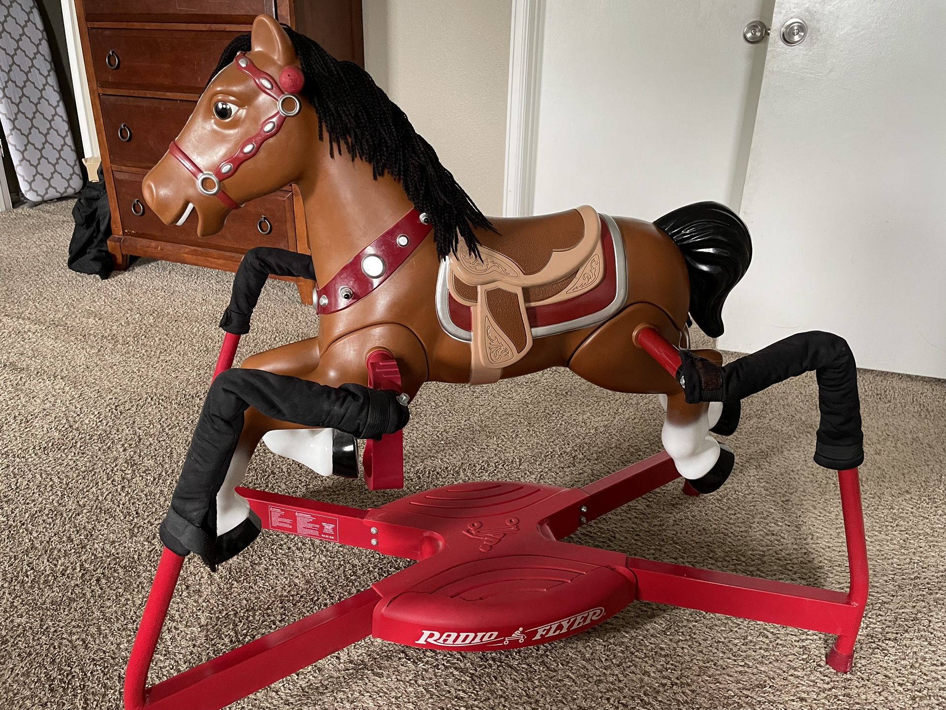 Radio Flyer Blaze Interactive Spring Horse Ride-on with Sounds